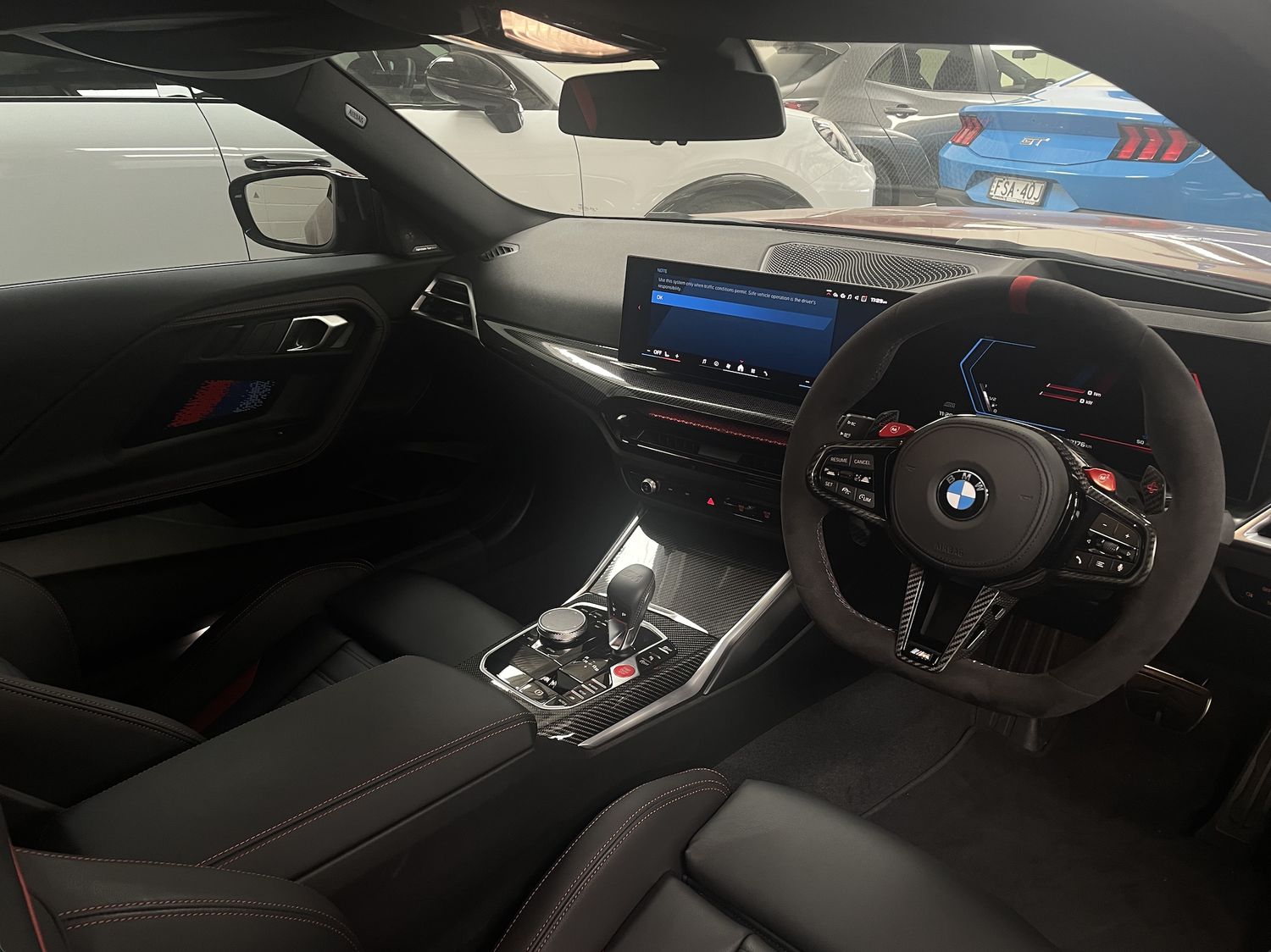 BMW M2 interior after detailing